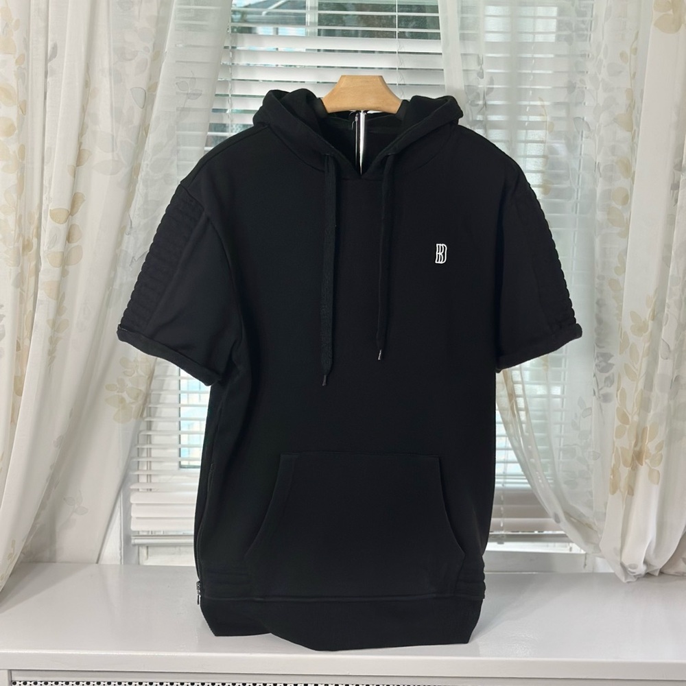 Blvck Short Sleeve Hooded Sweatshirt